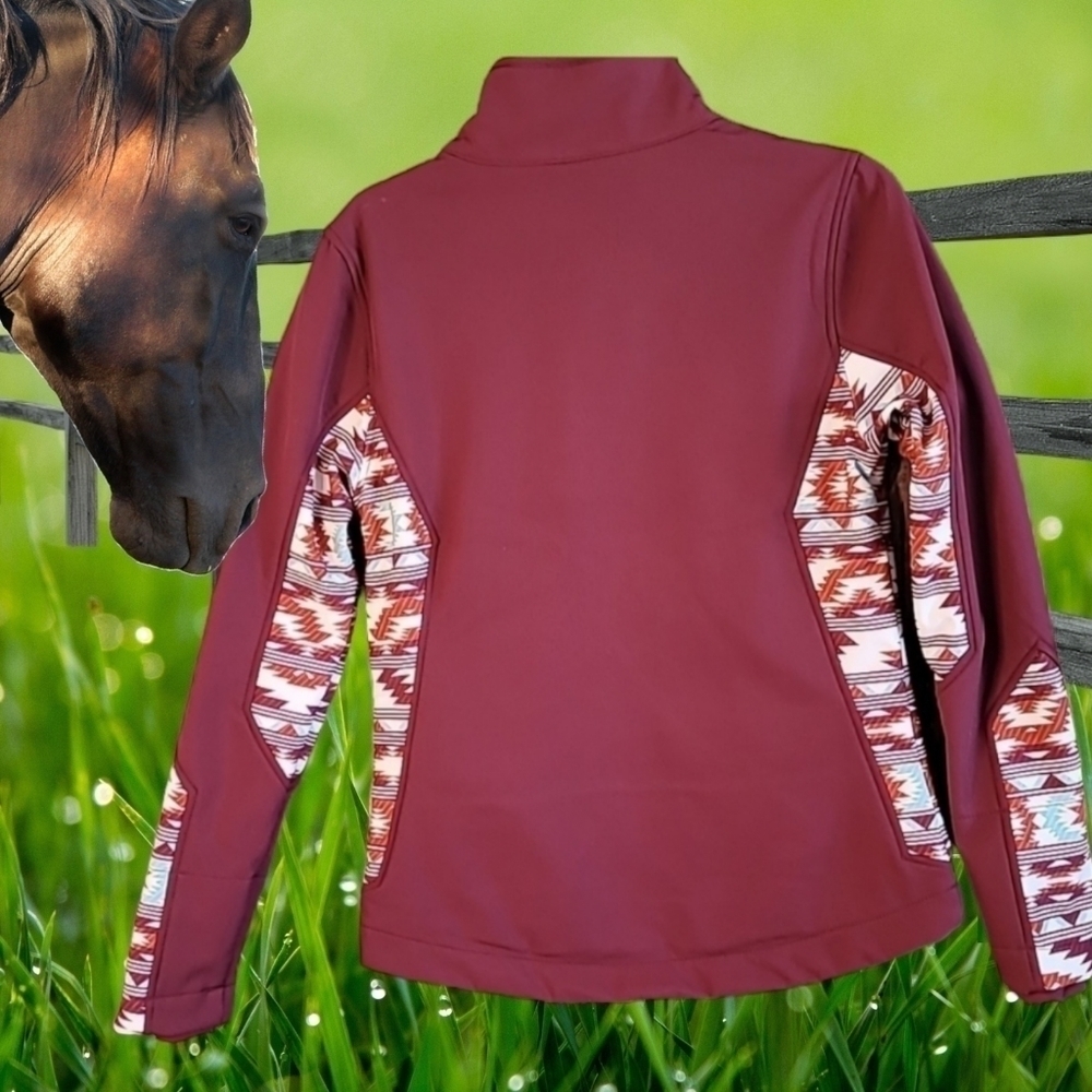 Cinch Women's Bonded Burgundy Jacket concealed carry Size XS New with tags - Picture 5 of 14
